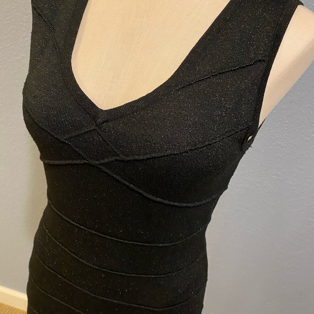 Charlotte Russe Black Sparkle Dress